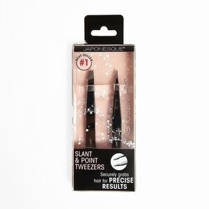 Japonesque Slant and Point Tweezers Set